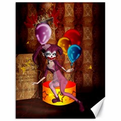 Cute Little Harlequin Canvas 18  X 24  by FantasyWorld7
