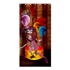 Cute Little Harlequin Shower Curtain 36  X 72  (stall)  by FantasyWorld7