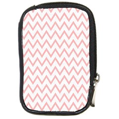 Chevrons Roses Compact Camera Leather Case by kcreatif
