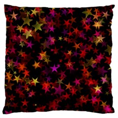 Seamless Star Texture Christmas Large Cushion Case (two Sides) by Wegoenart