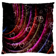Bokeh Heart Love Romance Standard Flano Cushion Case (one Side) by Wegoenart