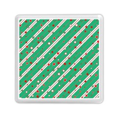 Christmas Paper Stars Pattern Texture Background Memory Card Reader (square) by Vaneshart