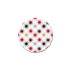 Pearl Pattern Floral Design Art Digital Seamless Golf Ball Marker (10 Pack) by Vaneshart