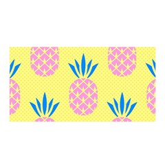 Summer Pineapple Seamless Pattern Satin Wrap by Sobalvarro