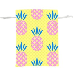 Summer Pineapple Seamless Pattern  Lightweight Drawstring Pouch (xl) by Sobalvarro