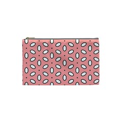 Pink Background Texture Cosmetic Bag (small)