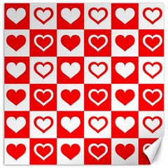 Background Card Checker Chequered Canvas 16  X 16  by Sapixe