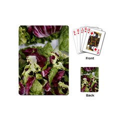 Salad Lettuce Vegetable Playing Cards Single Design (mini) by Sapixe