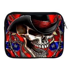 Confederate Flag Usa America United States Csa Civil War Rebel Dixie Military Poster Skull Apple Ipad 2/3/4 Zipper Cases by Sapixe