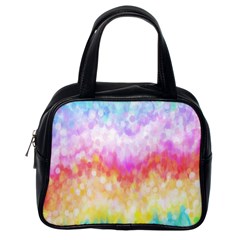 Rainbow Pontilism Background Classic Handbag (one Side) by Sapixe