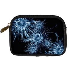 Neurons Brain Cells Structure Digital Camera Leather Case by Alisyart
