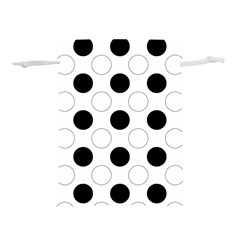 Background Dot Pattern Lightweight Drawstring Pouch (l)