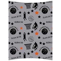 Slam Dunk Basketball Gray Back Support Cushion by mccallacoulturesports