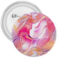 Pink Paint Brush 3  Buttons by designsbymallika