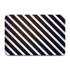 Silver Stripes Pattern Plate Mats by designsbymallika
