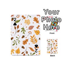 Autumn Love Playing Cards 54 Designs (mini) by designsbymallika