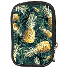 Pattern Ananas Tropical Compact Camera Leather Case by kcreatif