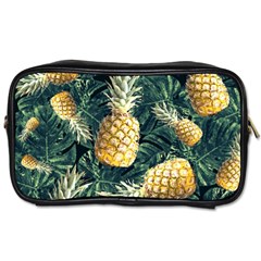 Pattern Ananas Tropical Toiletries Bag (one Side) by kcreatif