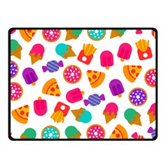 Candies Are Love Double Sided Fleece Blanket (small)  by designsbymallika