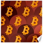 Cryptocurrency Bitcoin Digital Canvas 20  x 20 
