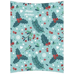 Seamless Pattern With Berries Leaves Back Support Cushion by Vaneshart
