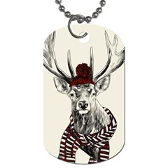 Deer Dog Tag (two-sided)  by xmasyancow