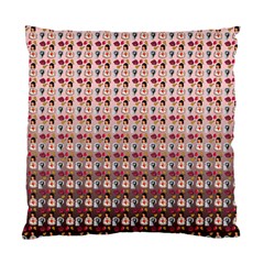 Valentine Girl Pink Ombre Standard Cushion Case (two Sides) by snowwhitegirl