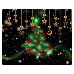 Christmas Star Jewellery Double Sided Flano Blanket (medium) 