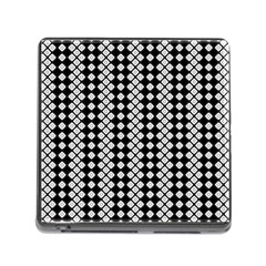 White Plaid Texture Memory Card Reader (square 5 Slot) by Mariart
