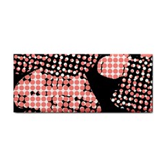 Abstrait Effet Formes Noir/rose Hand Towel by kcreatif
