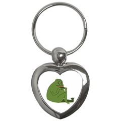 Groyper Pepe The Frog Original Funny Kekistan Meme  Key Chain (heart) by snek