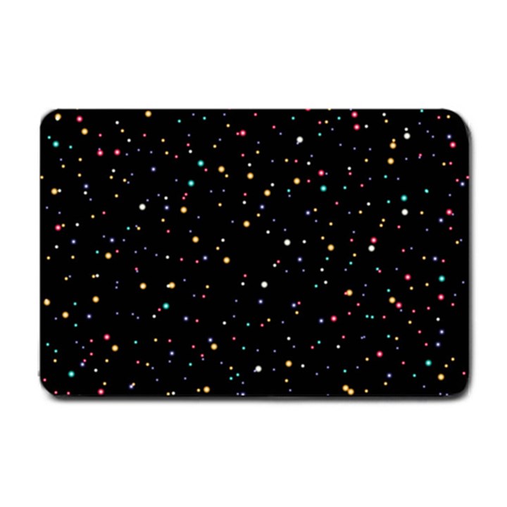 Abstract Colorful Glitters Background Vector Small Doormat 