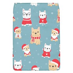 Cute French Bulldog Puppy Dog Christmas Costume Seamless Pattern Removable Flap Cover (s) by Vaneshart