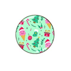 Funny Christmas Pattern Background Hat Clip Ball Marker (10 Pack) by Vaneshart