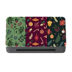 Christmas Pattern Collection Flat Design Memory Card Reader With Cf by Vaneshart