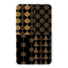 Golden Christmas Pattern Collection Memory Card Reader (rectangular) by Vaneshart