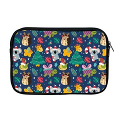 Colorful Funny Christmas Pattern Apple Macbook Pro 17  Zipper Case by Vaneshart