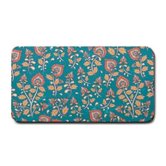Teal Floral Paisley Medium Bar Mats by mccallacoulture