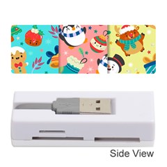 Hand Drawn Christmas Pattern Collection Memory Card Reader (stick) by Vaneshart