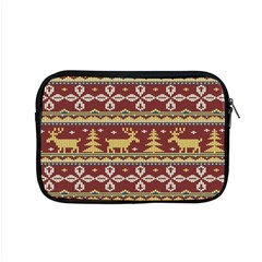 Beautiful Knitted Christmas Pattern Xmas Apple Macbook Pro 15  Zipper Case by Vaneshart