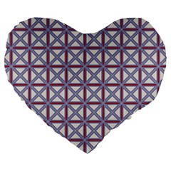 Df Donos Grid Large 19  Premium Heart Shape Cushions by deformigo