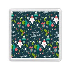 Funny Christmas Pattern Background Memory Card Reader (square) by Vaneshart