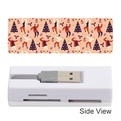 Funny Christmas Pattern Memory Card Reader (stick) by Vaneshart