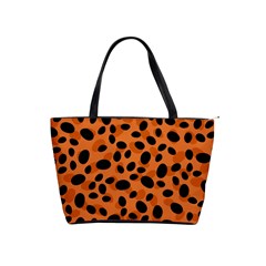 Orange Cheetah Animal Print Classic Shoulder Handbag