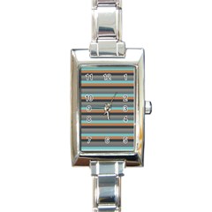 Stripey 10 Rectangle Italian Charm Watch by anthromahe