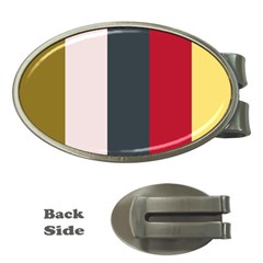 Stripey 18 Money Clips (oval)  by anthromahe