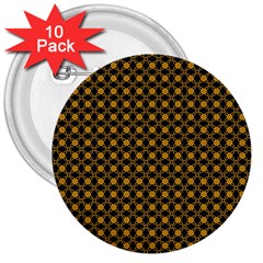 Df Misty Hive 3  Buttons (10 Pack)  by deformigo