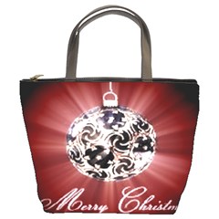 Merry Christmas Ornamental Bucket Bag by christmastore
