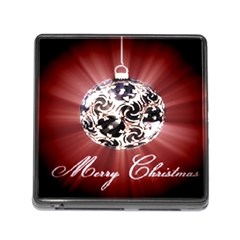 Merry Christmas Ornamental Memory Card Reader (square 5 Slot) by christmastore