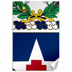 Coat Of Arms Of United States Army 111th Medical Battalion Canvas 24  X 36  by abbeyz71